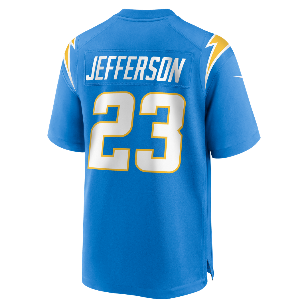 Los Angeles Chargers Tony Jefferson Nike Powder Blue Team Game Jersey