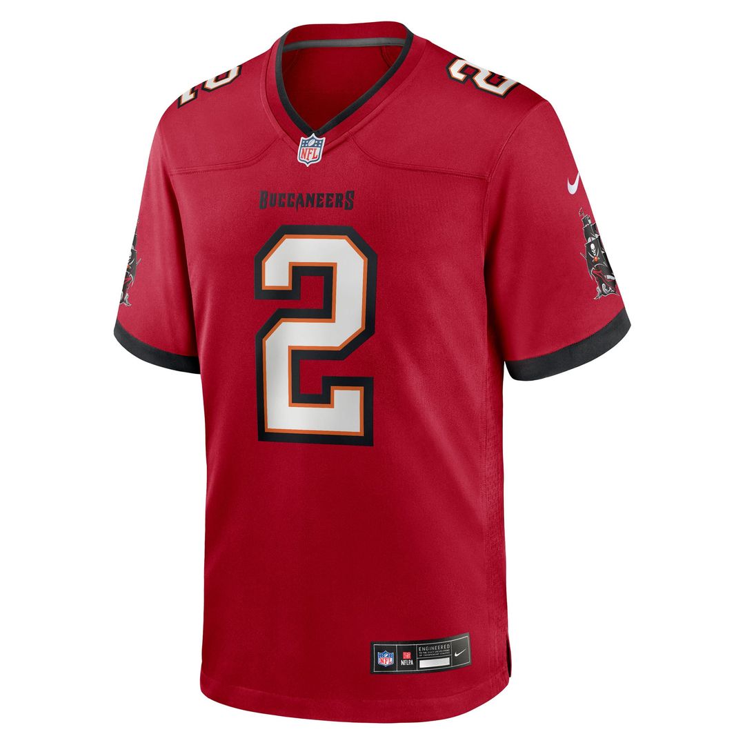 Tampa Bay Buccaneers Emeka Egbuka Nike Pewter Alternate Game Player Jersey