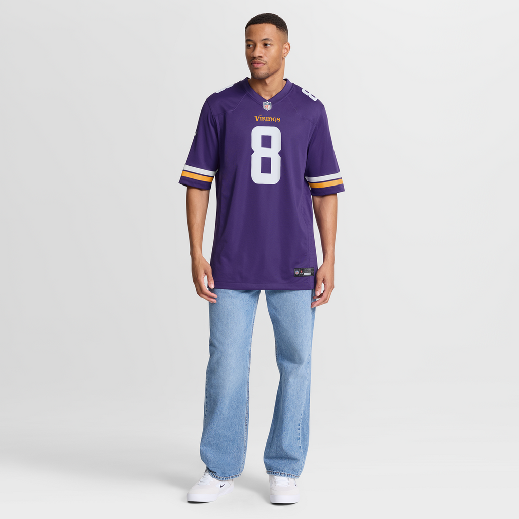 Minnesota Vikings Jeff Okudah Nike Purple Team Game Jersey