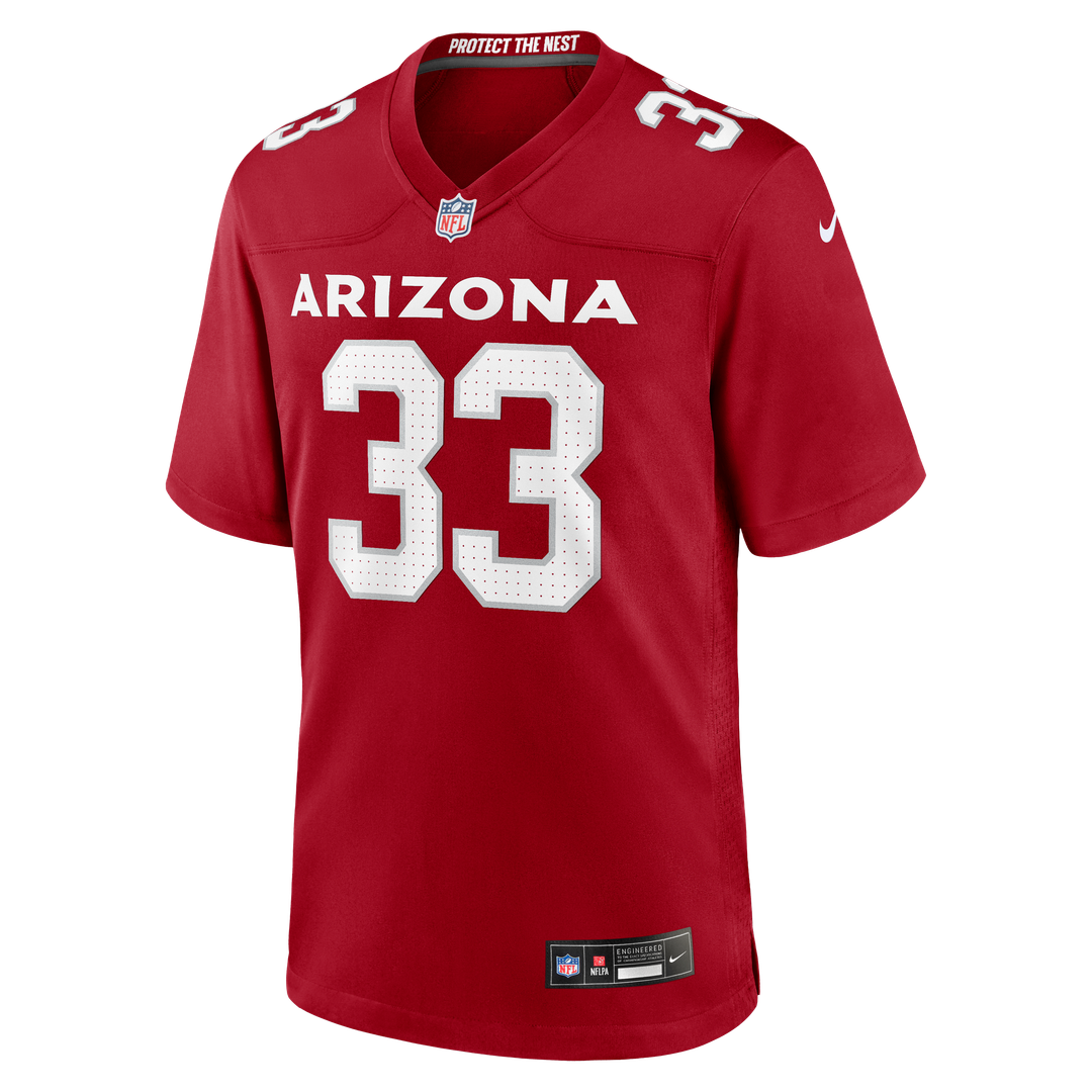 Arizona Cardinals Trey Benson Nike Cardinal Team Game Jersey