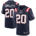 New England Patriots Gino Cappelletti Nike Navy Game Retired Player Jersey