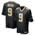 New Orleans Saints Drew Brees Nike Black Team Game Jersey