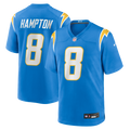 Los Angeles Chargers Omarion Hampton Nike Powder Blue Team Game Jersey