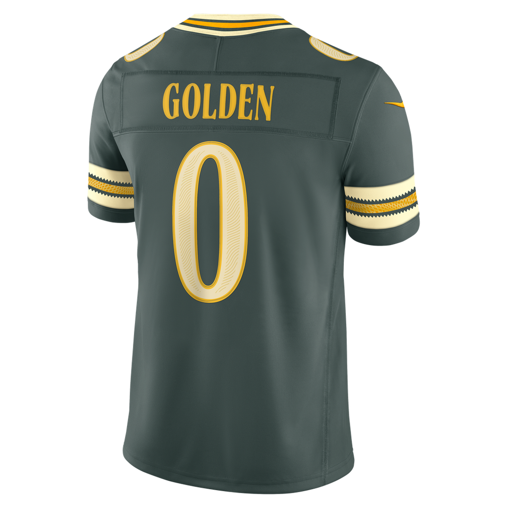 Green Bay Packers Matthew Golden Nike Green 2026 Rivalries Collection Stitched Limited Jersey