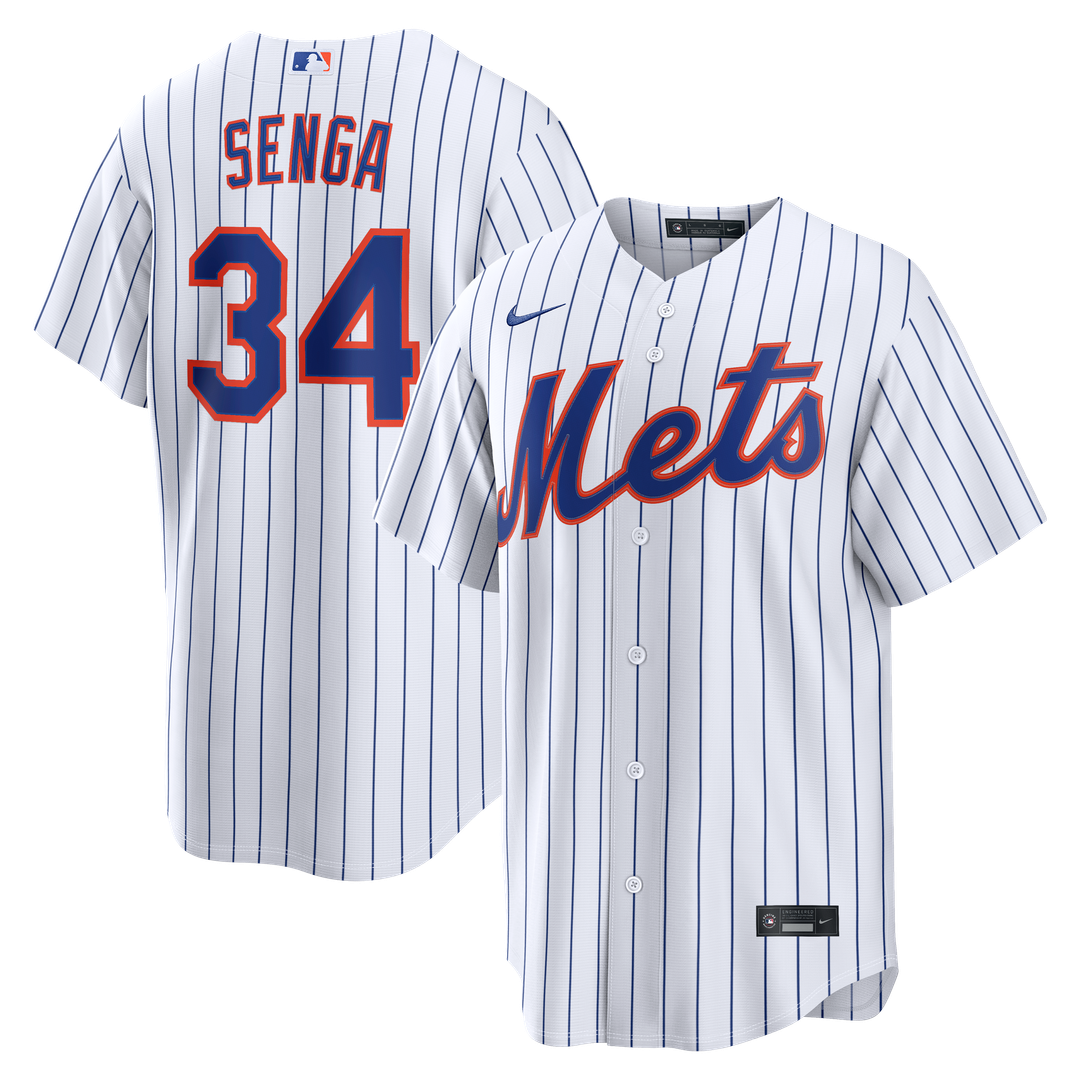 New York Mets Kodai Senga Nike White Home Replica Jersey