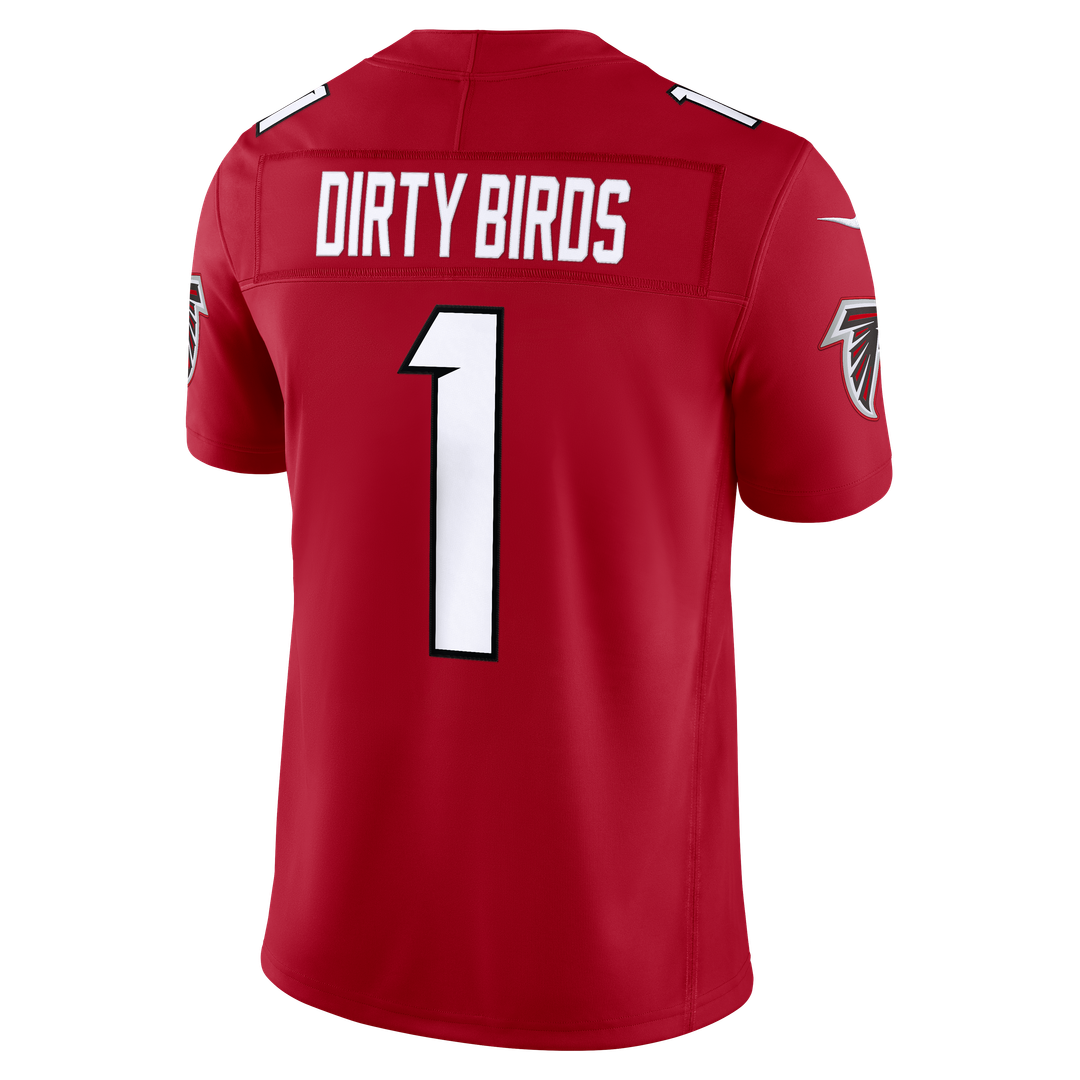 Atlanta Falcons Dirty Birds Nike Red Team Vapor F.U.S.E. Stitched Limited Jersey