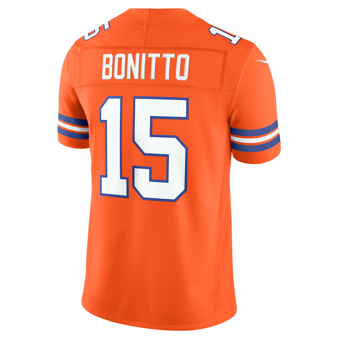 Denver Broncos Nik Bonitto Nike Orange Alternate Mile High Collection 1977 Throwback Vapor F.U.S.E. Stitched Limited Jersey