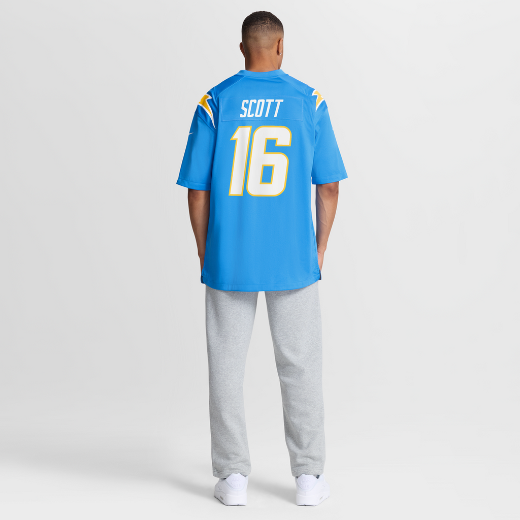Los Angeles Chargers JK Scott Nike Powder Blue Game Jersey