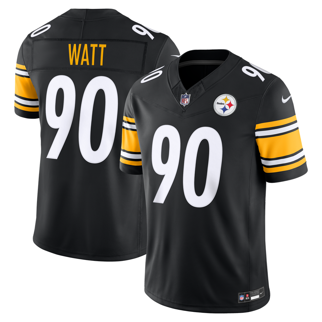 Pittsburgh Steelers T.J. Watt Nike Gold Alternate Vapor F.U.S.E. Stitched Limited Jersey