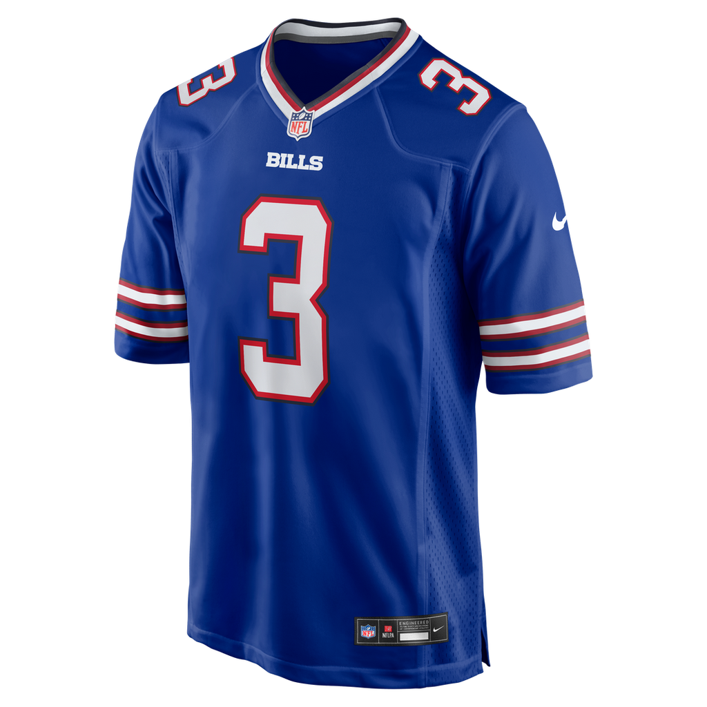 Buffalo Bills Damar Hamlin Nike White Game Jersey