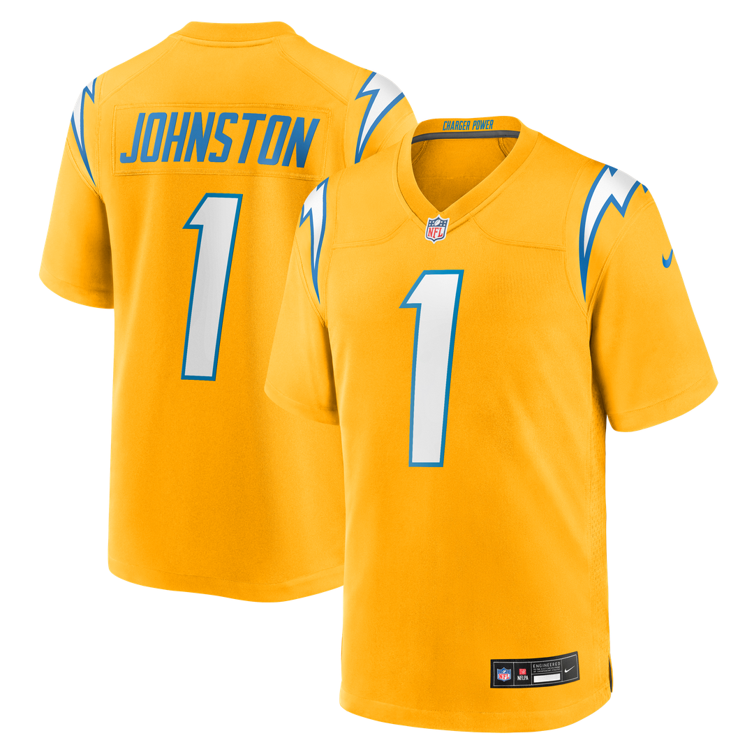 Los Angeles Chargers Quentin Johnston Nike Powder Blue Game Player Jersey
