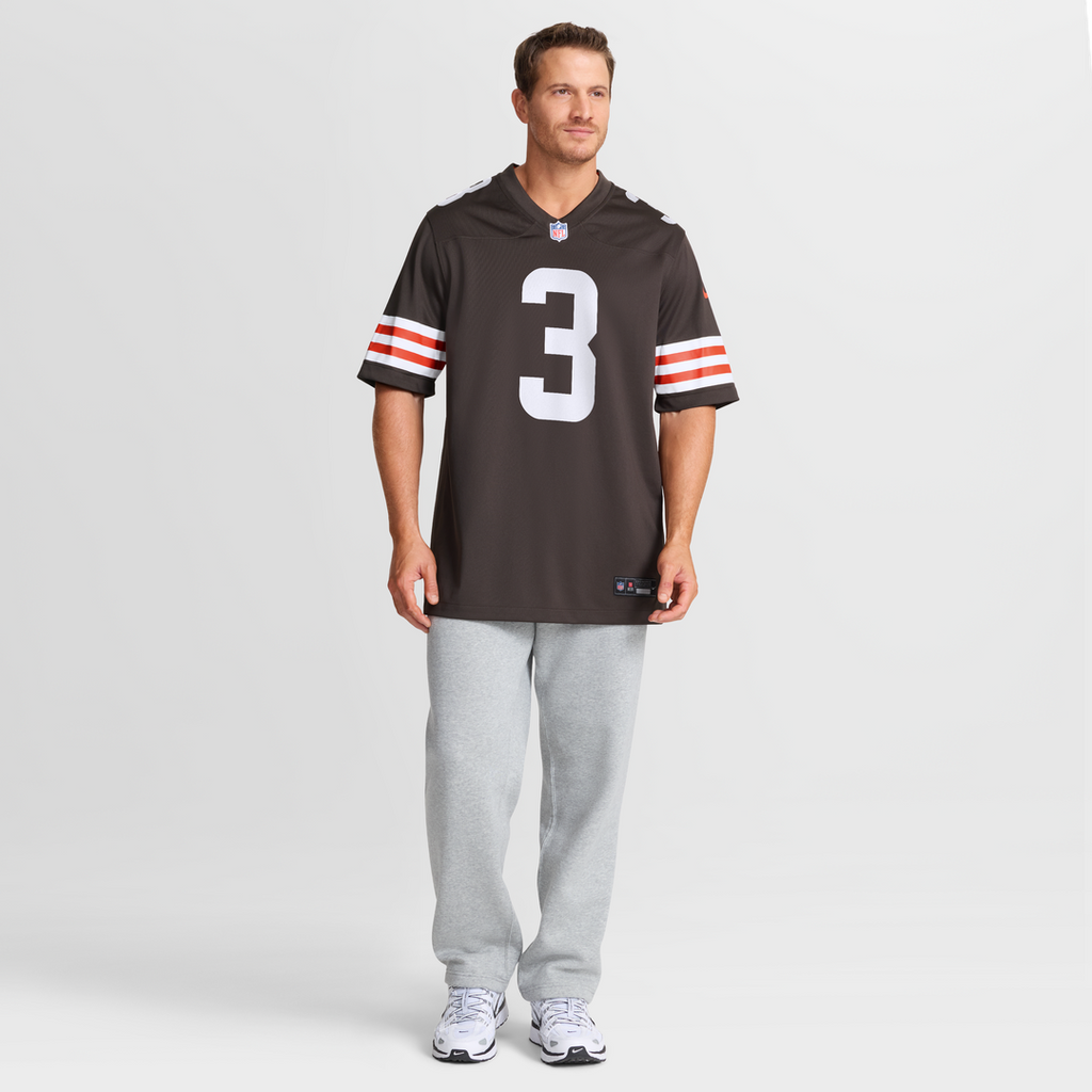 Cleveland Browns Marquise Goodwin Nike Brown Team Game Jersey