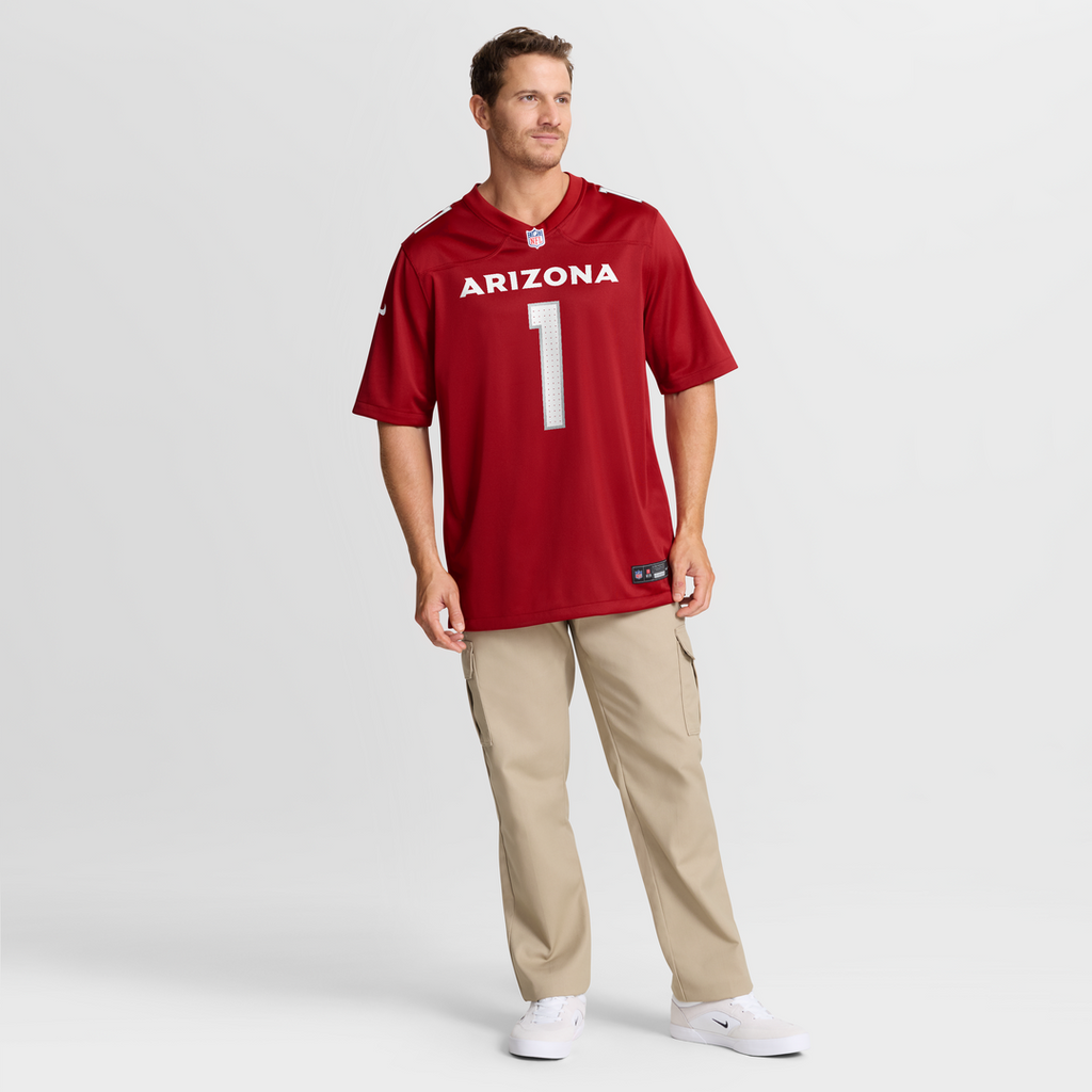 Arizona Cardinals Number 1 Groom Nike Cardinal Game Jersey