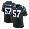 Carolina Panthers Monroe Freeling Nike Black Team Game Jersey