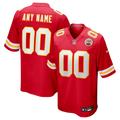 Kansas City Chiefs Nike Red Custom Game Jersey