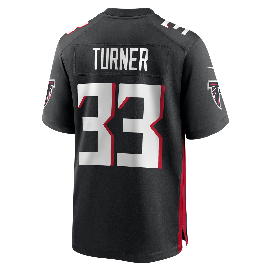 Atlanta Falcons Michael Turner Nike Black Game Retired Player Jersey