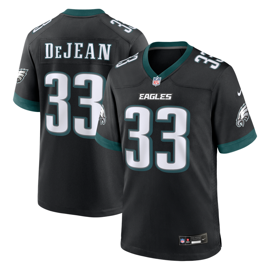Philadelphia Eagles Cooper DeJean Nike White Game Jersey