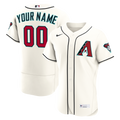 Arizona Diamondbacks Nike Cream Home Authentic Custom Jersey
