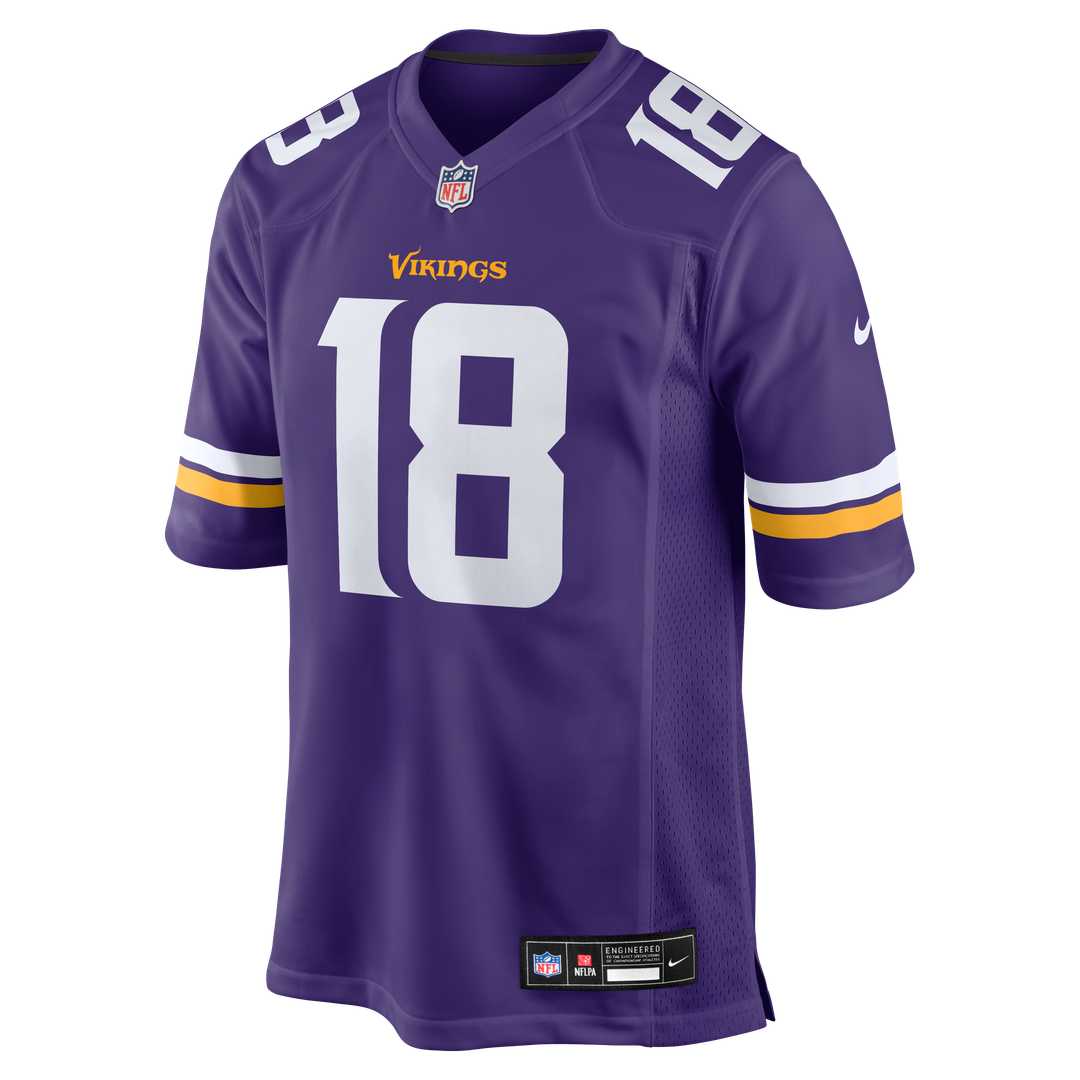 Minnesota Vikings Justin Jefferson Nike Purple Game Jersey