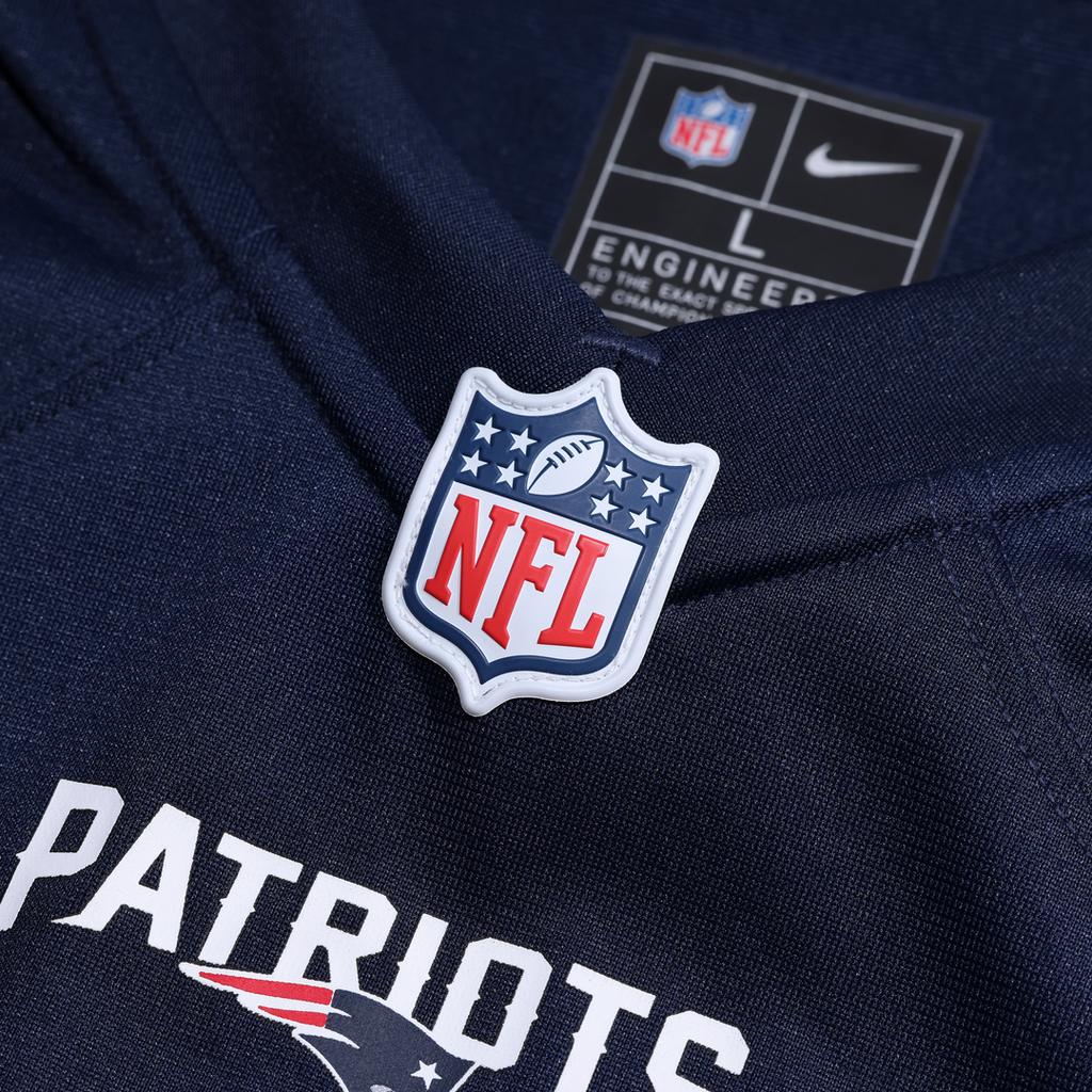 New England Patriots Eli Raridon Nike Navy Team Game Jersey