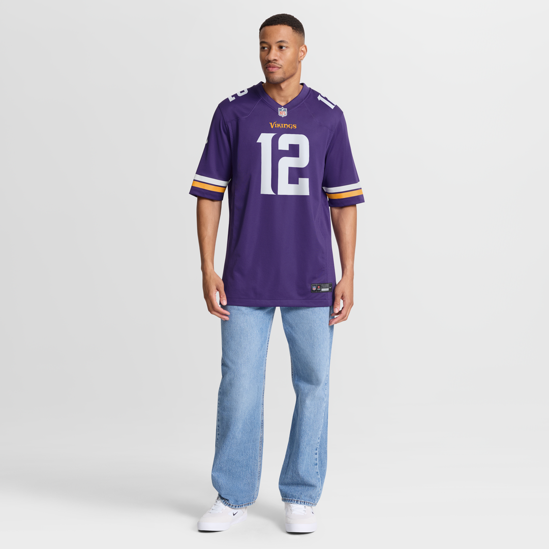 Minnesota Vikings Max Brosmer Nike Purple Team Game Jersey