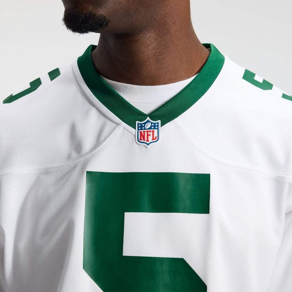 New York Jets Garrett Wilson Nike Legacy Green Game Jersey