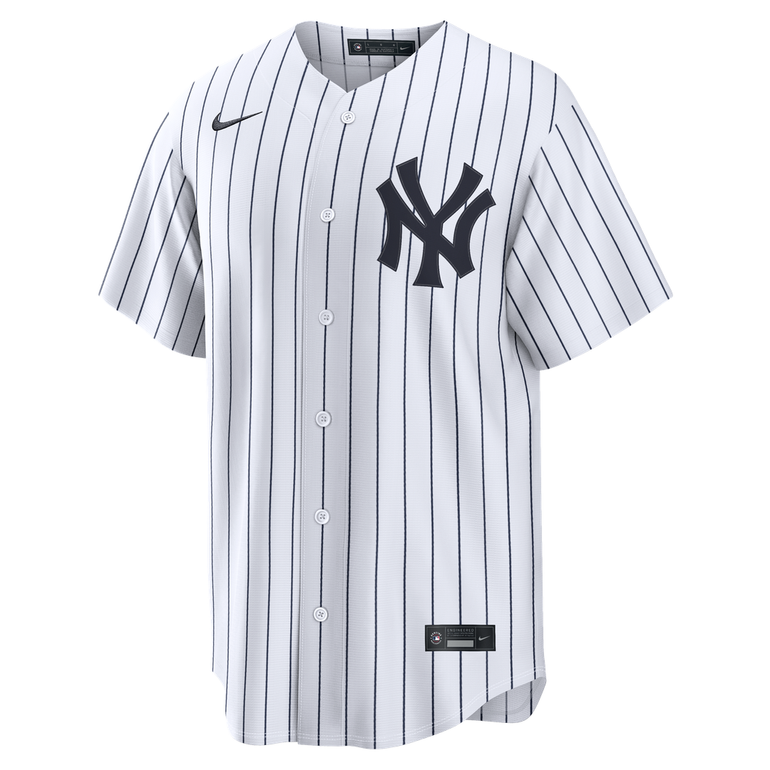 New York Yankees Ben Rice Nike White Home Replica Jersey