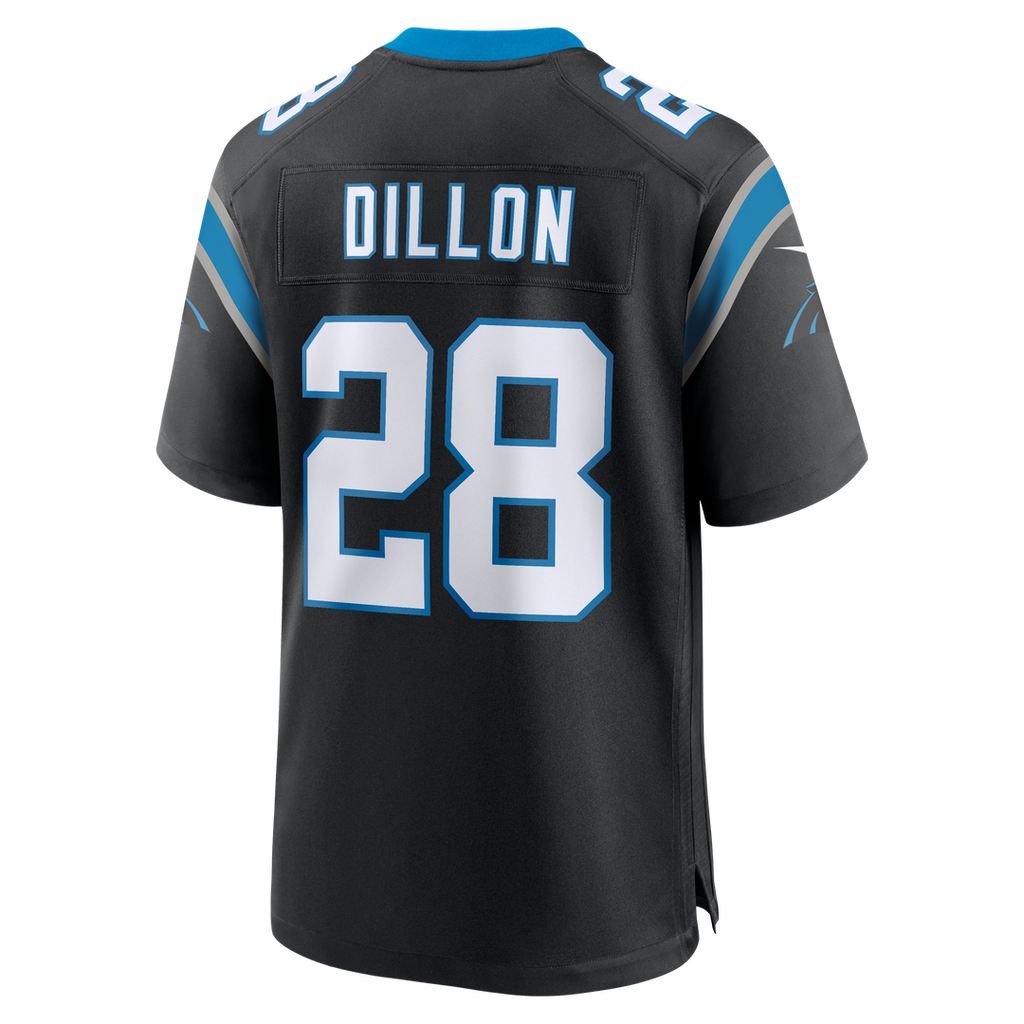 Carolina Panthers AJ Dillon Nike Black Team Game Jersey