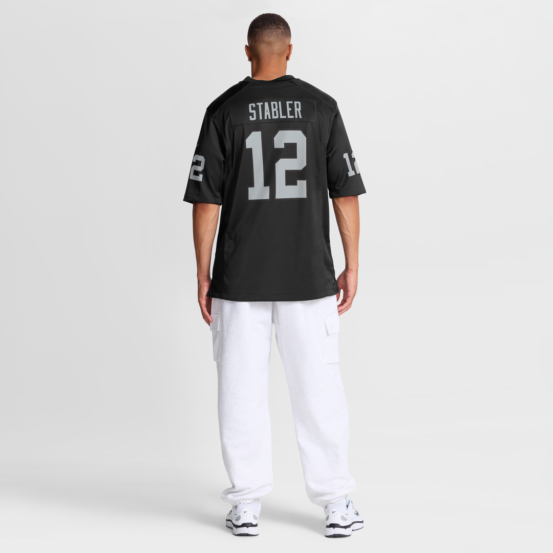 Las Vegas Raiders Ken Stabler Nike Black Game Retired Player Jersey