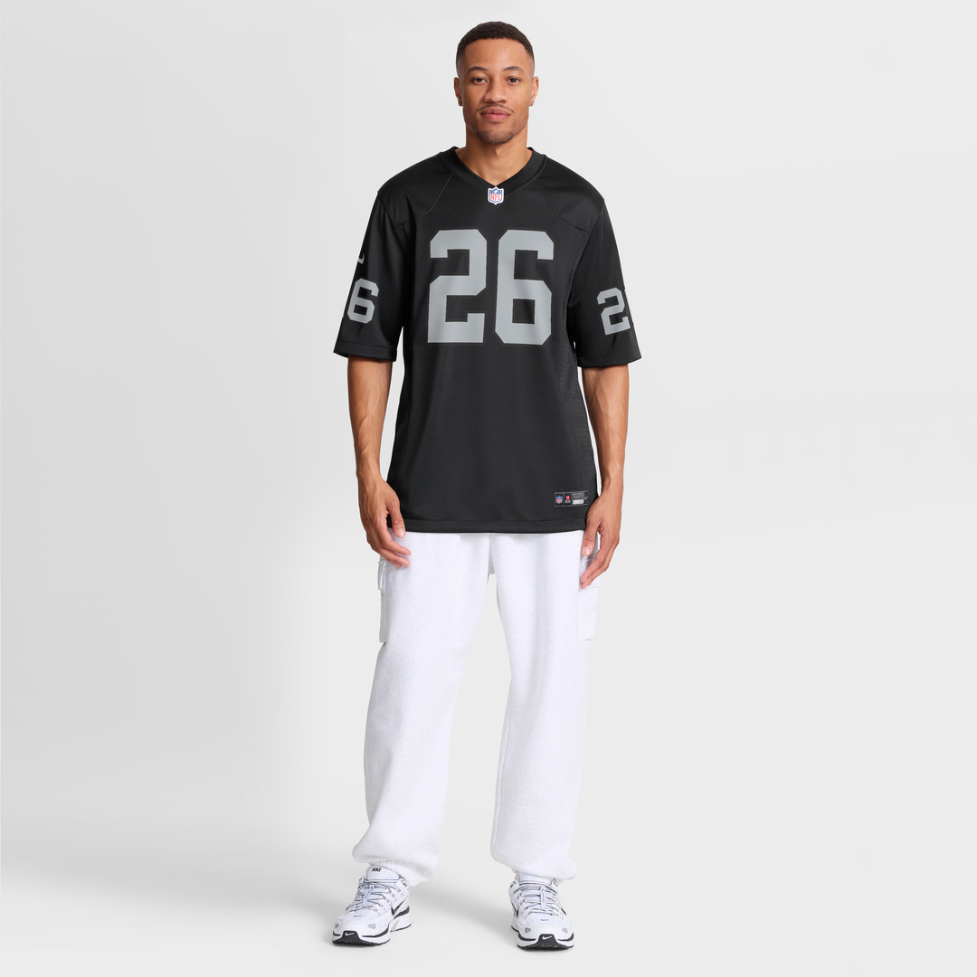 Las Vegas Raiders Darien Porter Nike Black Team Game Jersey