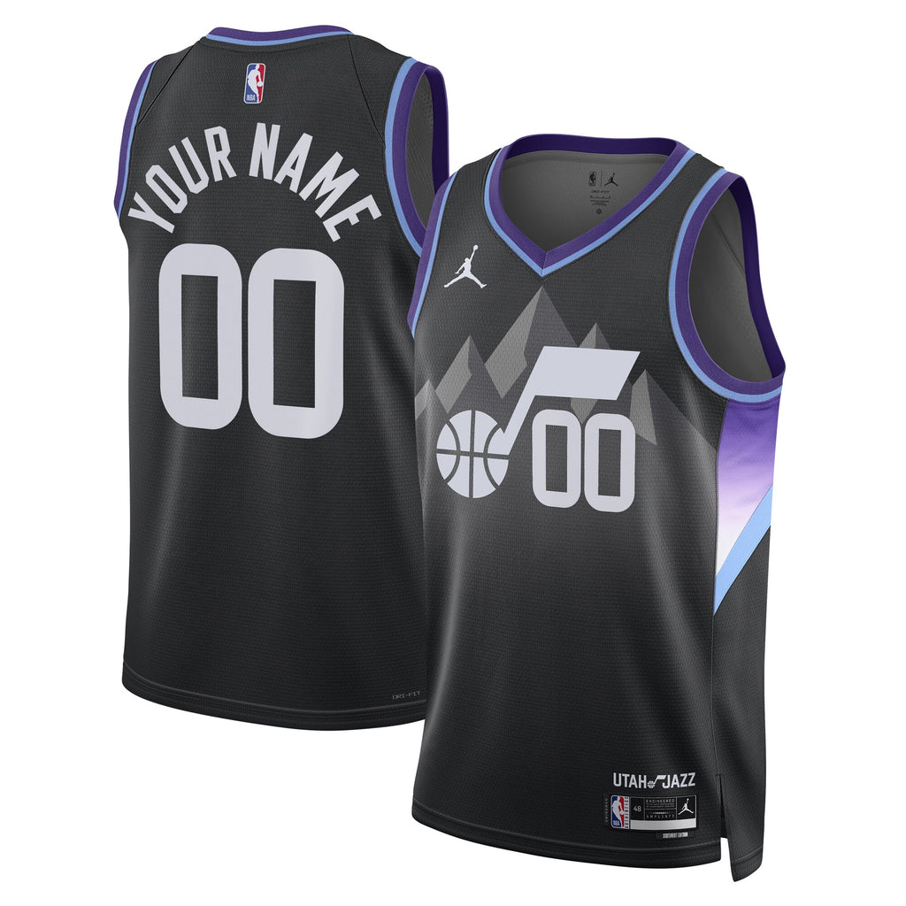 Utah Jazz Jordan NBA Statement Edition Swingman Jersey - Custom