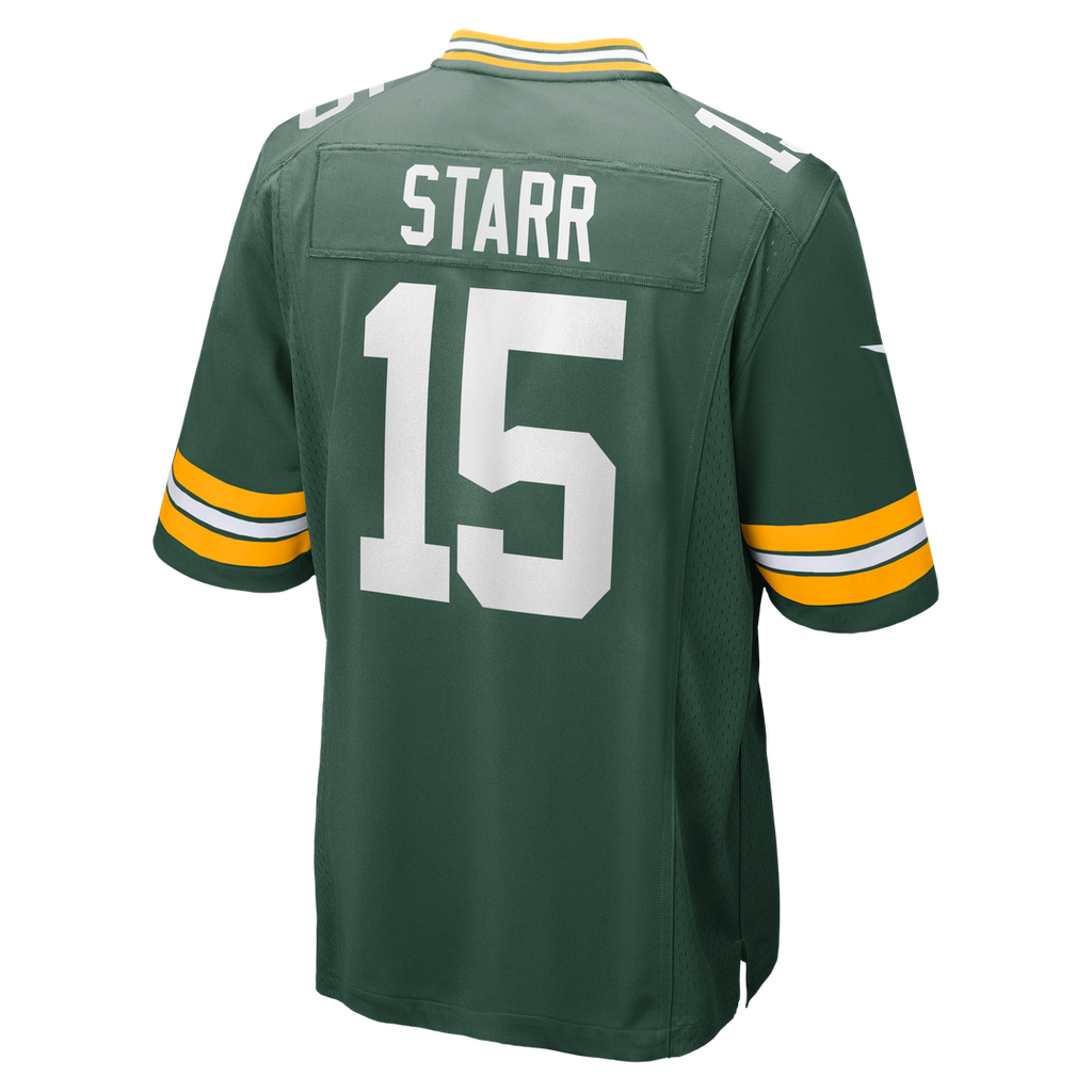 Green Bay Packers Bart Starr Nike Green Game Retired Player Jersey