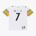 Pittsburgh Steelers Ben Roethlisberger Mitchell & Ness White 2005 Authentic Throwback Jersey