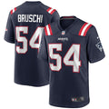 New England Patriots Tedy Bruschi Nike Navy Game Retired Player Jersey
