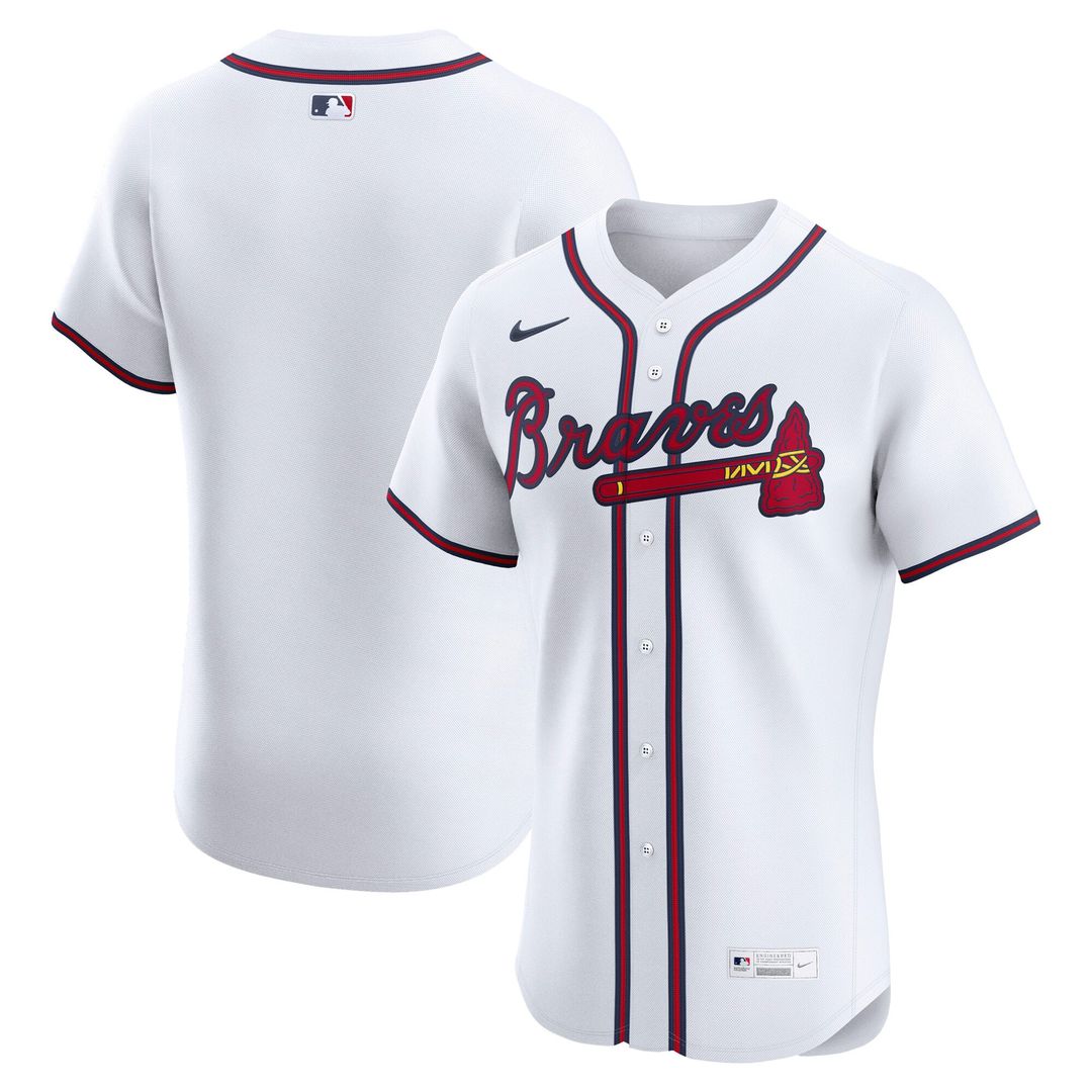 Atlanta Braves Nike Red Alternate Elite Jersey