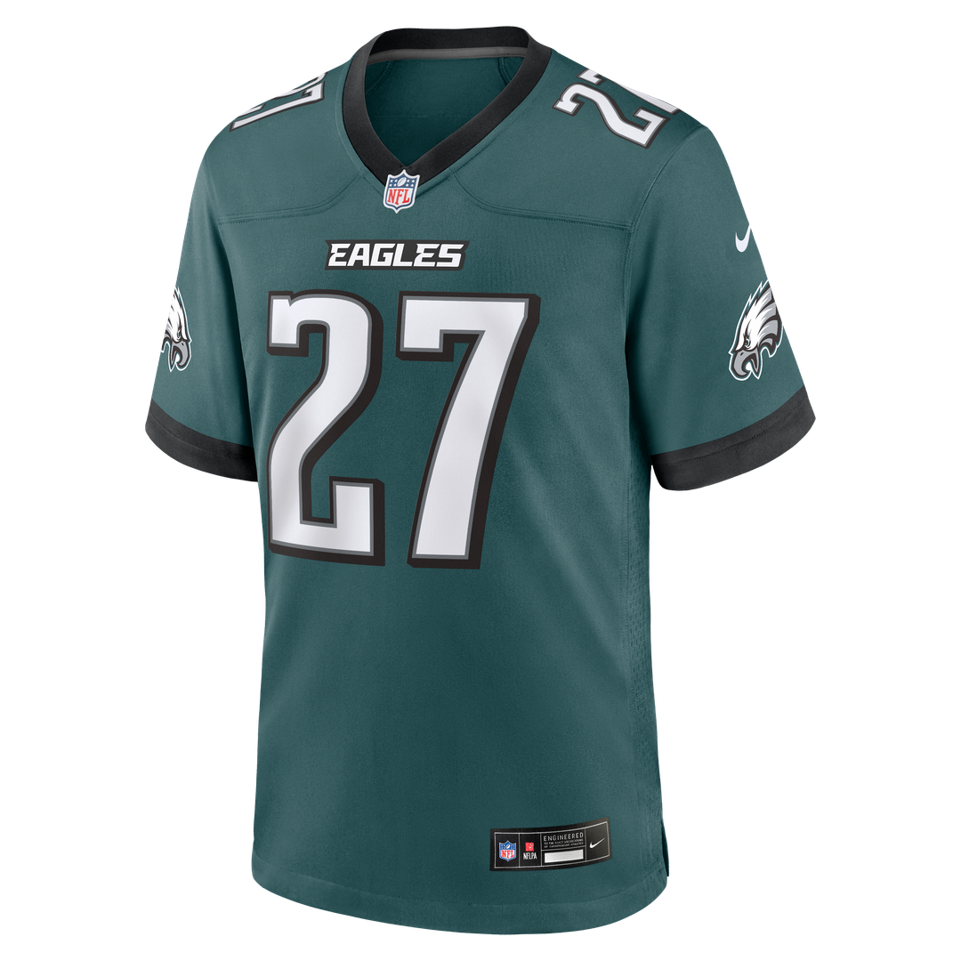 Philadelphia Eagles Quinyon Mitchell Nike Midnight Green Team Game Jersey
