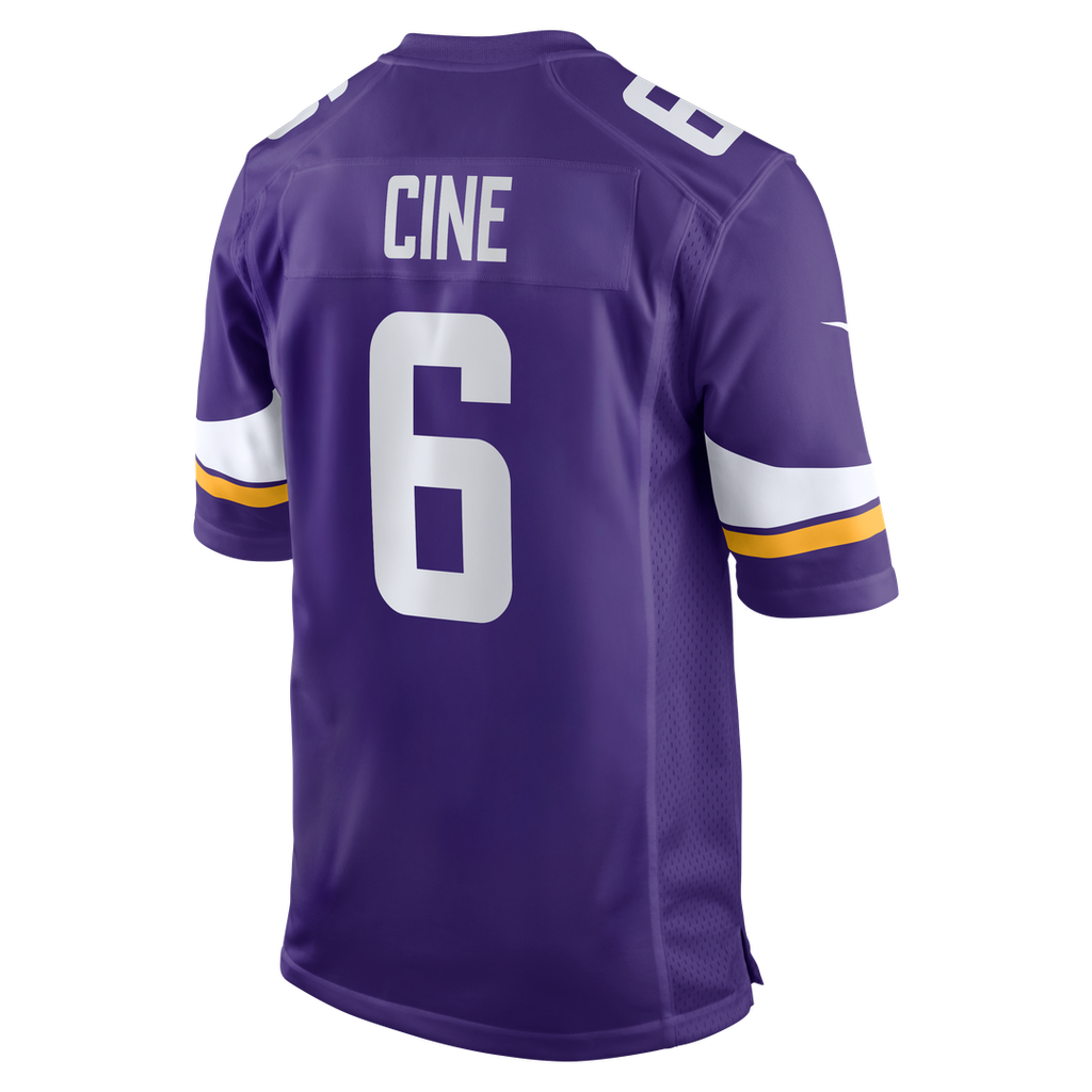 Minnesota Vikings Lewis Cine Nike Purple Game Player Jersey