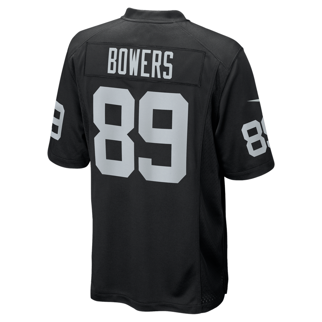 Las Vegas Raiders Brock Bowers Nike Black Player Game Jersey