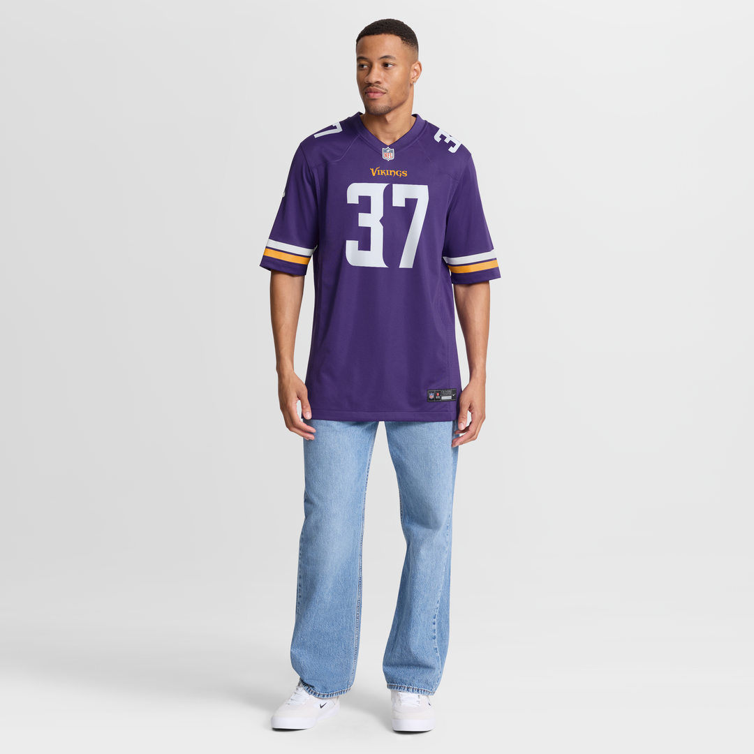 Minnesota Vikings Tavierre Thomas Nike Purple Team Game Jersey
