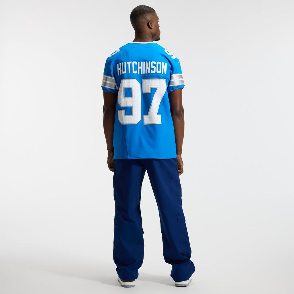Detroit Lions Aidan Hutchinson Nike Blue Alternate Vapor F.U.S.E. Elite Jersey