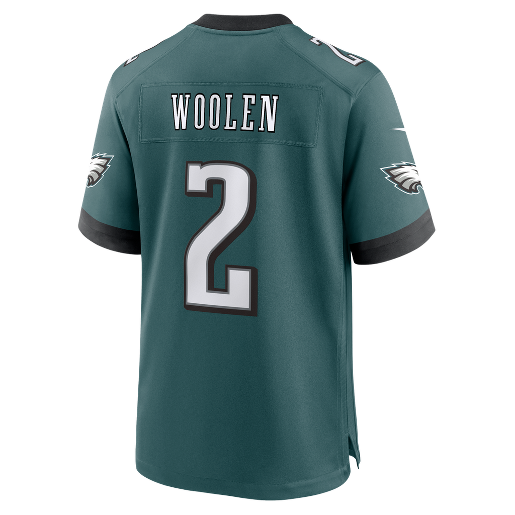 Philadelphia Eagles Tariq Woolen Nike Kelly Green Alternate Game Jersey