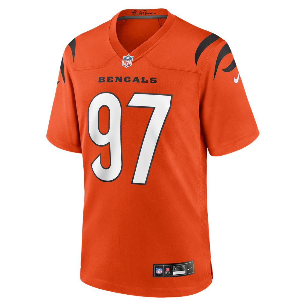 Cincinnati Bengals Dexter Lawrence II Nike Black Game Jersey