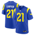 Los Angeles Rams Cam Lampkin Nike Royal Team Game Jersey