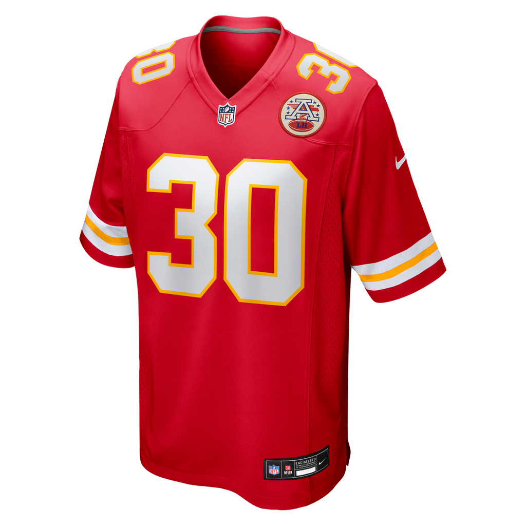 Kansas City Chiefs Chris Roland-Wallace Nike Red Game Jersey