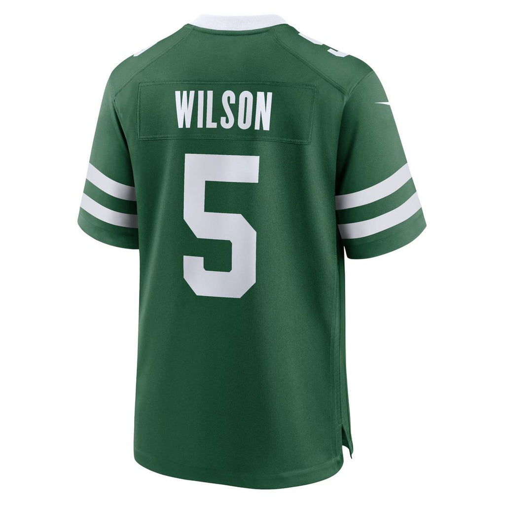 New York Jets Garrett Wilson Nike Legacy White Game Jersey