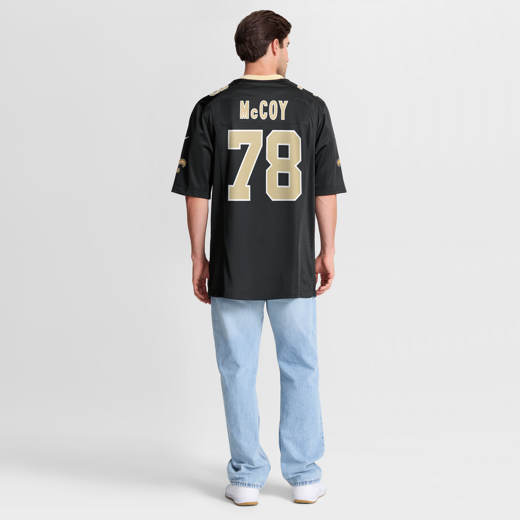 New Orleans Saints Erik Mccoy Nike Black Game Jersey