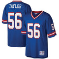 New York Giants Lawrence Taylor Mitchell & Ness Royal Big & Tall 1986 Retired Player Replica Jersey