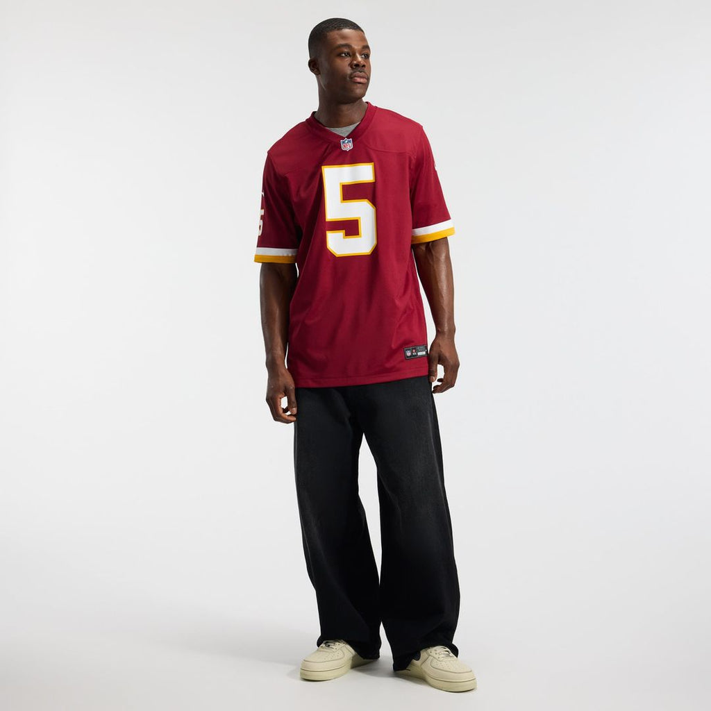 Washington Commanders Jayden Daniels Nike White Game Super Bowl Era Jersey