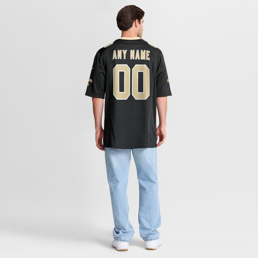 New Orleans Saints Nike White Alternate Custom Game Jersey