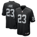 Las Vegas Raiders Dylan Laube Nike Black Team Game Jersey